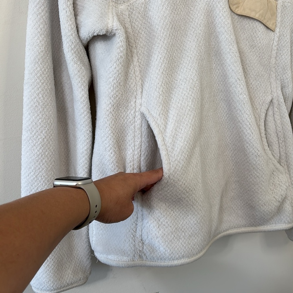 Patagonia Re-Tool Snap-T Pullover Raw Linen White X-Dye Size Small - Picture 5 of 10